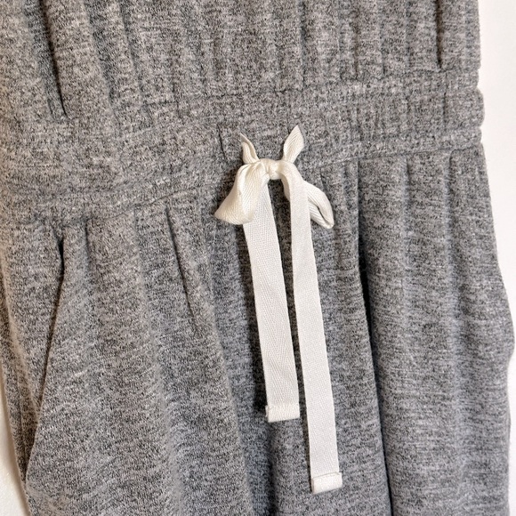 NWT Aritzia Wilfred Free Izabel Romper in Heather White Gray Size M - Picture 4 of 8